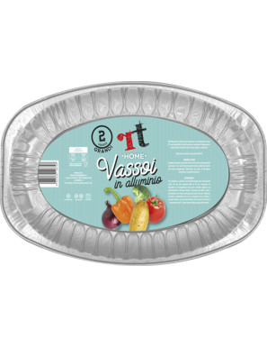 RT  HOME VASSOI ALLUMINIO GRANDI 2PZ