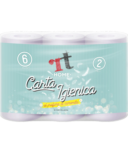 RT  HOME CARTA IGIENICA 6 ROTOLI 2 VELI