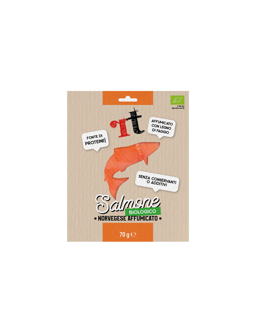 RT  SALMONE NORVEGESE BIO AFFUMICATI GR.70