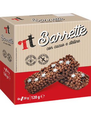 RT  BARRETTA CON CACAO SENZA GLUTINE G.20X6