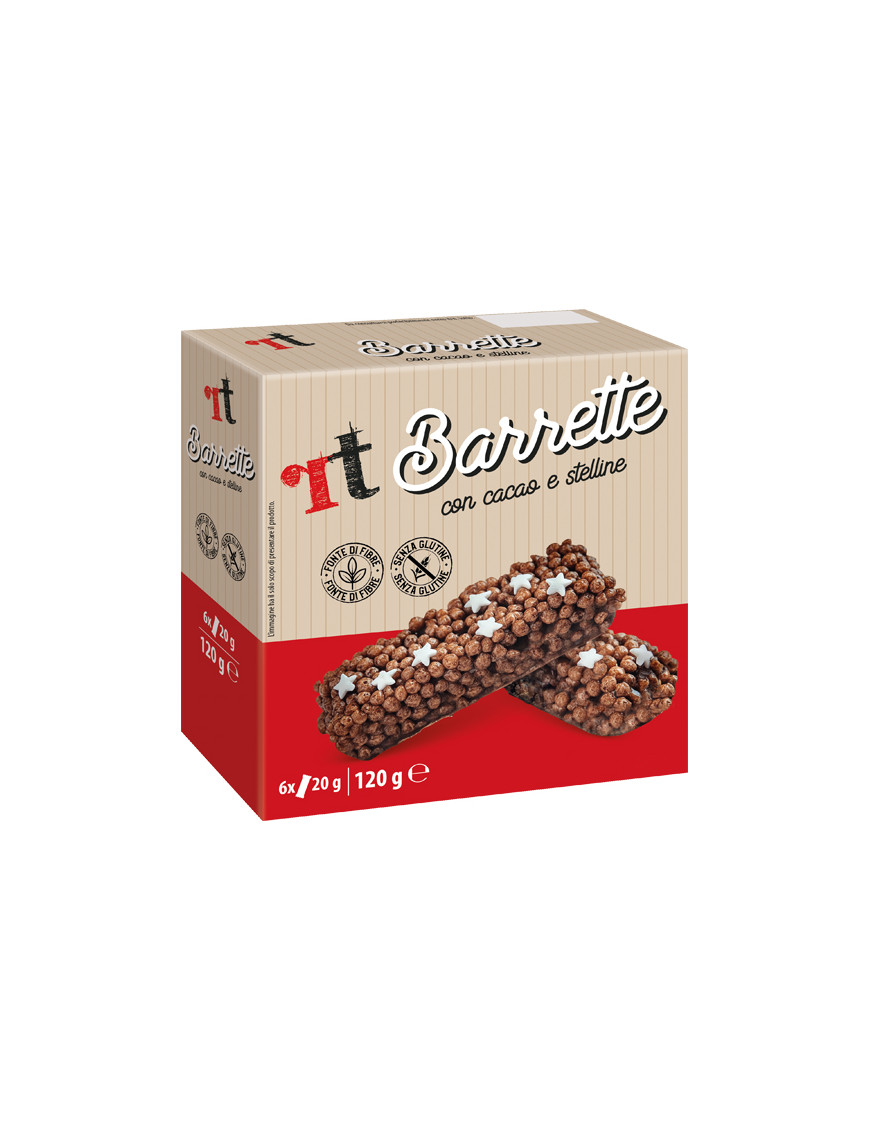RT  BARRETTA CON CACAO SENZA GLUTINE G.20X6