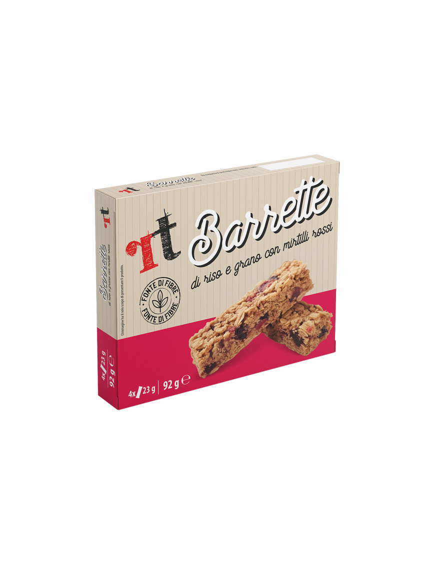 RT  BARRETTA RISO E GRANO CON MIRTILLI ROSSI G.23X4