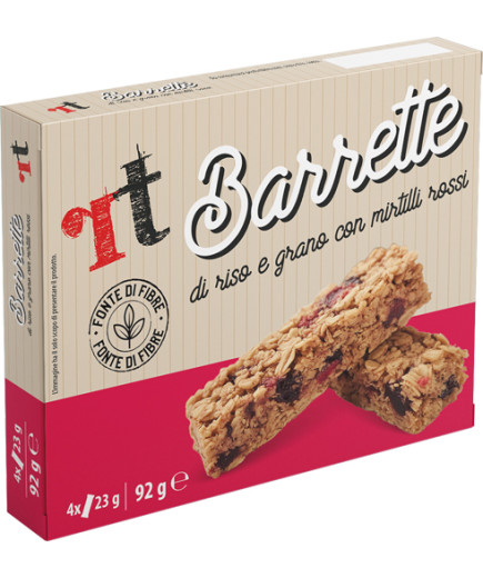 RT  BARRETTA RISO E GRANO CON MIRTILLI ROSSI G.23X4