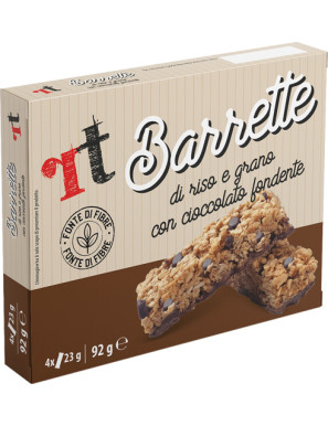 RT  BARRETTA RISO E GRANO CON CIOCCOLATO FOND.G.23X4