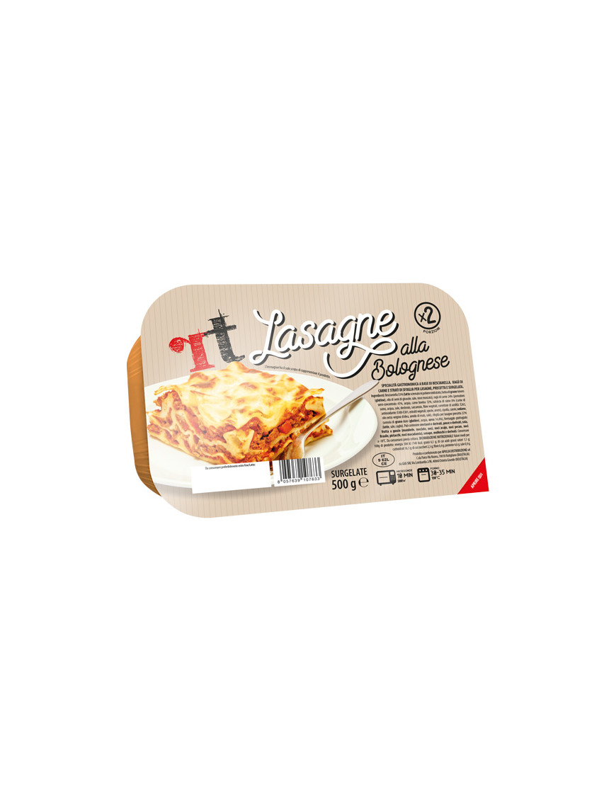 RT  LASAGNE ALLA BOLOGNESE G.500 VASSOIO - SURG.