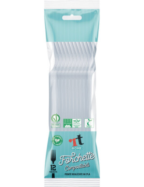 RT  FORCHETTE COMPOSTABILI X12 PZ.