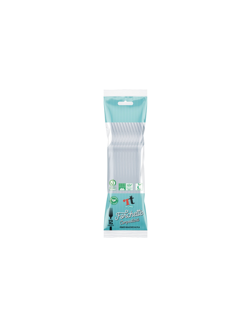 RT  FORCHETTE COMPOSTABILI X12 PZ.