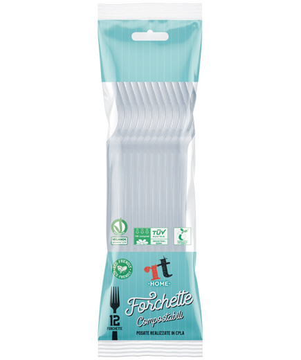 RT  FORCHETTE COMPOSTABILI X12 PZ.