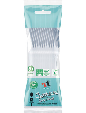 RT  CUCCHIAINI COMPOSTABILI X12 PZ.