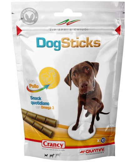 Crancy Snack Dog Sticks Pollo E Omega 3 X Cani gr.90