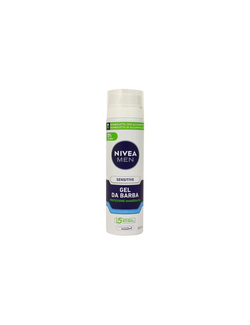 NIVEA GEL DA BARBA SENSITIVE ML.200