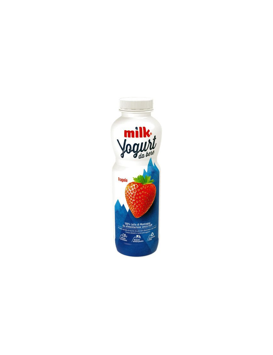 Milk Yogurt Da Bere gr.500 Fragola