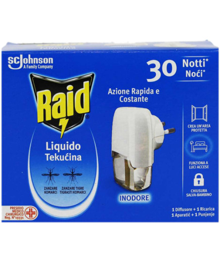 RAID LIQUIDO BASE 30 NOTTI (1BASE+1 RICARICA)