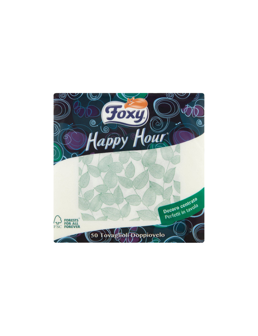 FOXY TOVAGL.HAPPY HOUR 2V X50 33X33 DECORATO