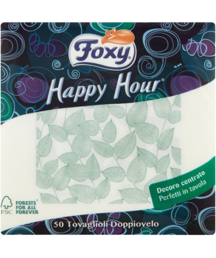 FOXY TOVAGL.HAPPY HOUR 2V X50 33X33 DECORATO