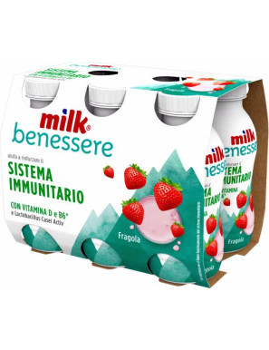 MILK DIFESE IMMUNITARIE G.100X6 FRAGOLA