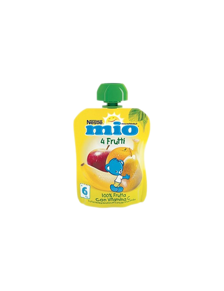 NESTLE' MIO POUCH SUCCO 4 FRUTTI G.90  DA 6 MESI IN SU