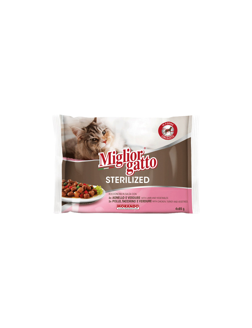 MORANDO MIGLIOR GATTO BOCCONCINI G.85X4 STER.AGNEL/VERD/TACC