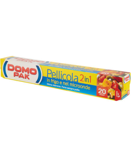 DOMOPAK PELLICOLA 2IN1 FRIGO E MICROONDE MT.20