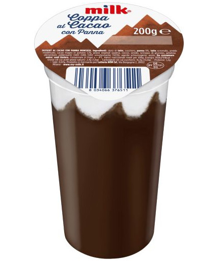 Milk Coppa Cacao C/Panna gr.200