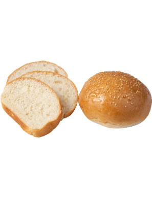 SERIE A PANINO PER HAMBURGER CON SEMI DI SESAMO GR 200(2 PZ)