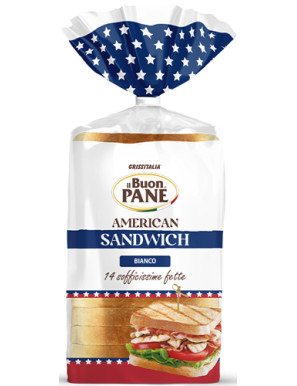 IL BUON PANE AMERICAN SANDWICH BIANCO GR.550 -IBP-
