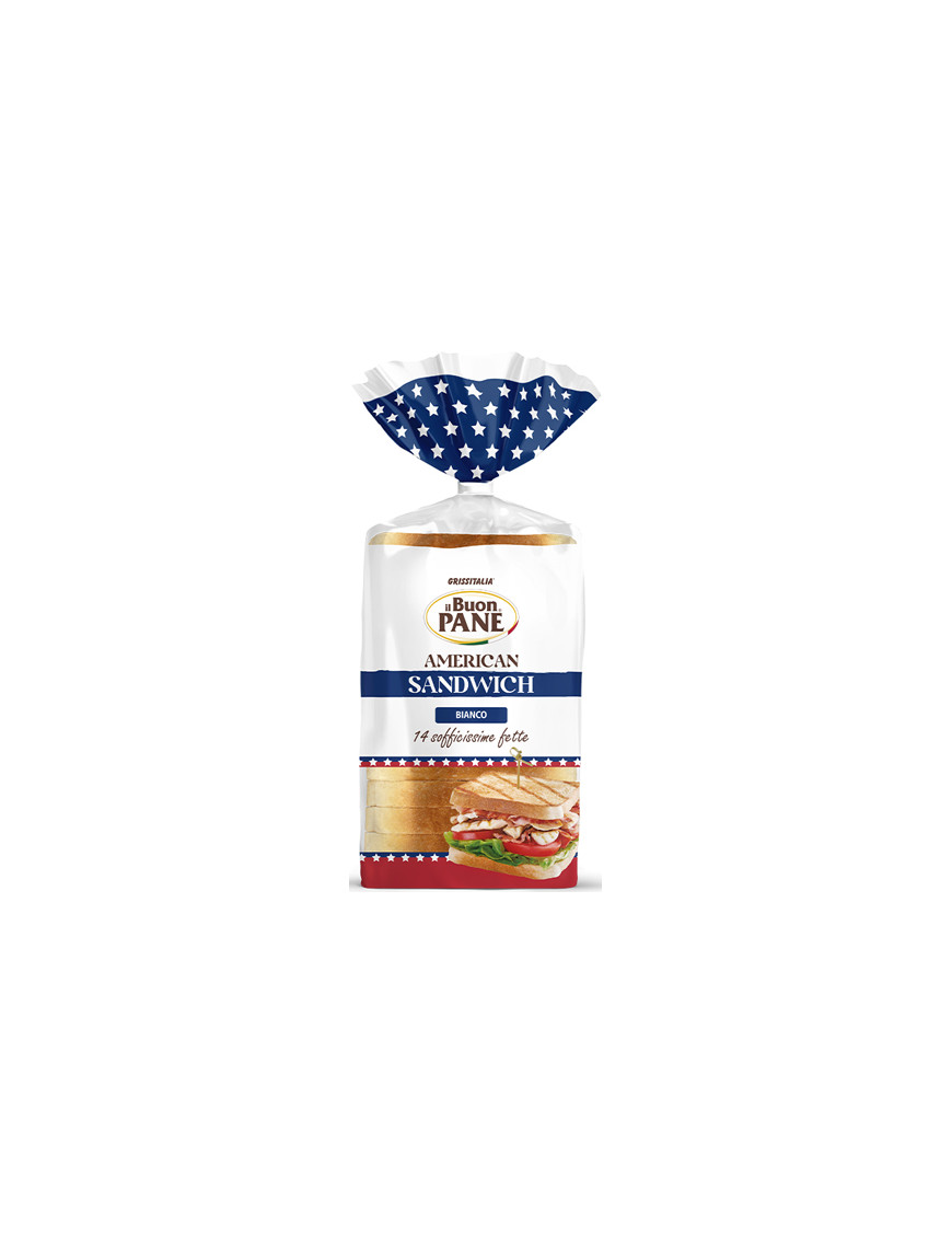 IL BUON PANE AMERICAN SANDWICH BIANCO GR.550 -IBP-