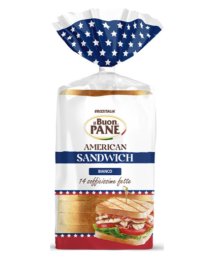 IL BUON PANE AMERICAN SANDWICH BIANCO GR.550 -IBP-