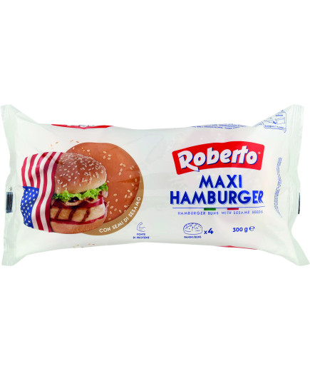 Roberto Pane Maxi Hamburger Con Sesamo gr.300