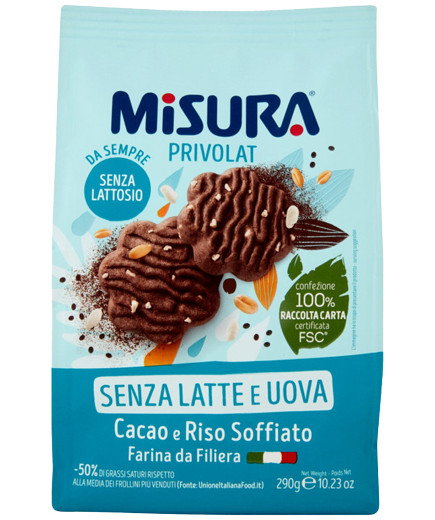 MISURA PRIVOLAT BISC. RISO SOFFIATO E CACAO G.290 S/OLIO PAL