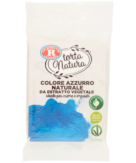 REBECCHI TORTA NATURA ESTRATTO VEGETALE AZZURRO IN BUSTA