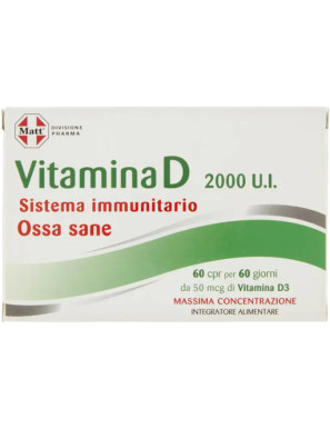 MATT VITAMINA D G.6 60 CPS