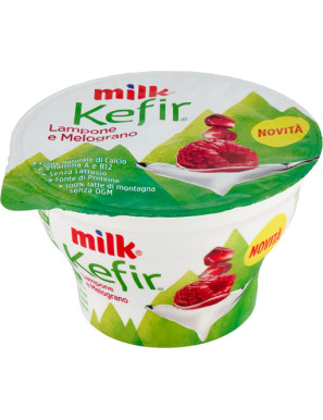 MILK KEFIR CREMOSO MELOGRANO E LAMPONE G.150