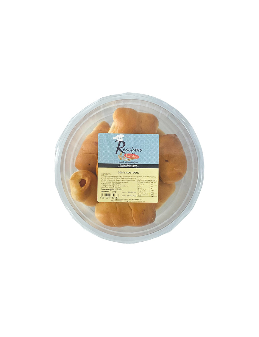 RESCIGNO BAKERY HOUSE MINI HOT DOG GR 180