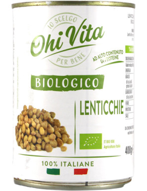 OHI VITA LENTICCHIE BIO LESSATE G.400 LATTA