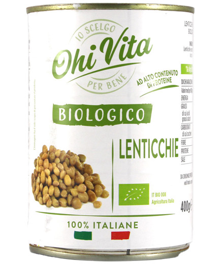OHI VITA LENTICCHIE BIO LESSATE G.400 LATTA