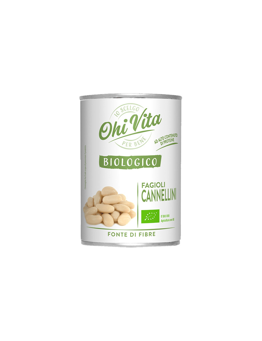 OHI VITA FAGIOLI CANNELLINI BIO LESSATI G.400 LATTA