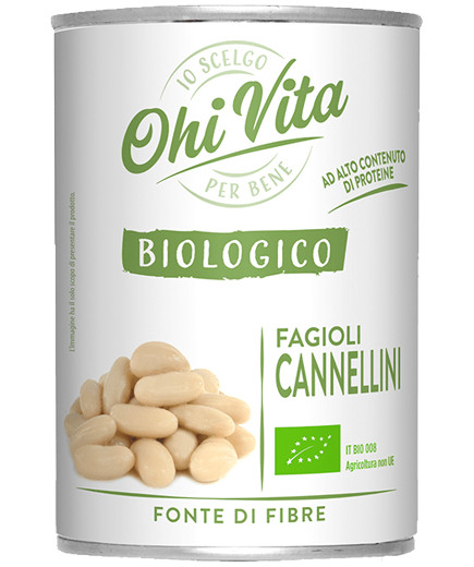 OHI VITA FAGIOLI CANNELLINI BIO LESSATI G.400 LATTA