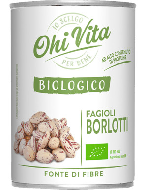 OHI VITA FAGIOLI BORLOTTI BIO LESSATI G.400 LATTA