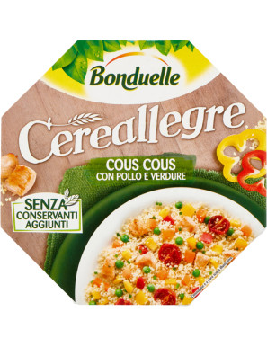 BONDUELLE CEREALLEGRE COUS COUS POLLO/VERDURE G.200      X8