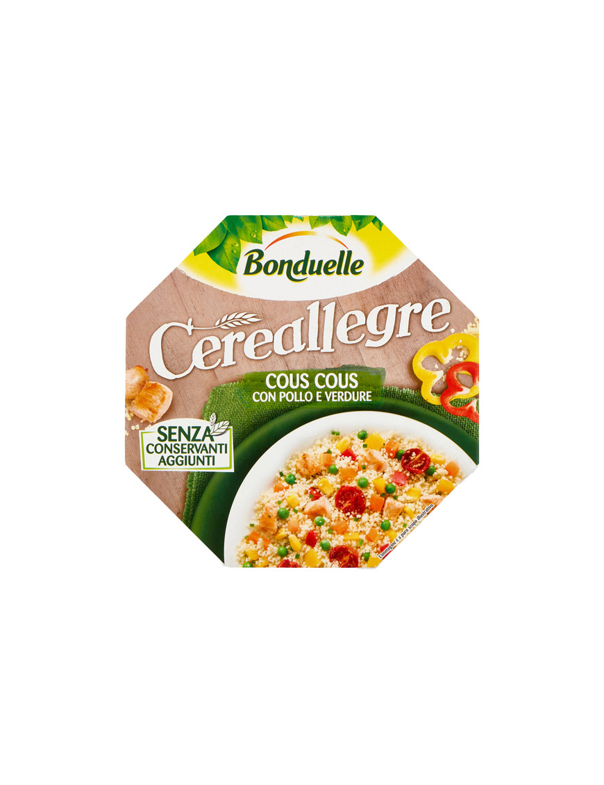 BONDUELLE CEREALLEGRE COUS COUS POLLO/VERDURE G.200      X8