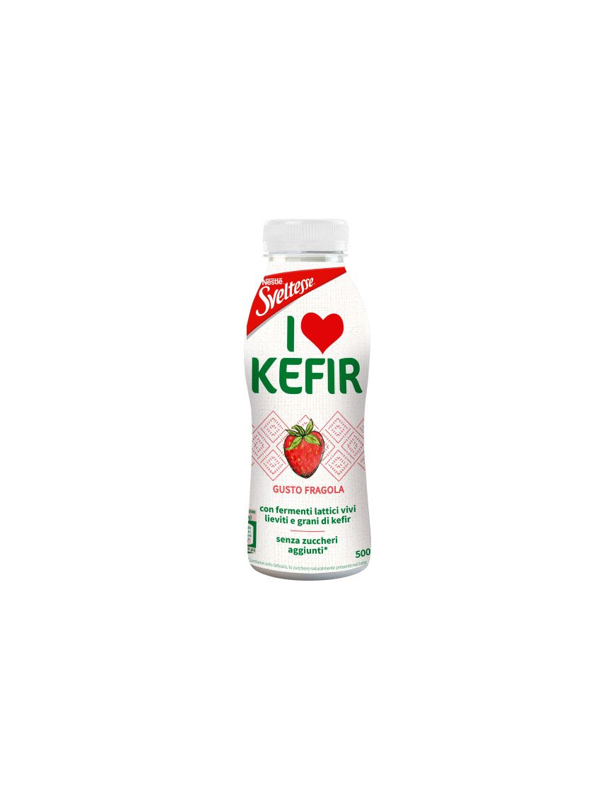 NESTLE SVELTESSE I LOVE KEFIR G.500 FRAGOLA