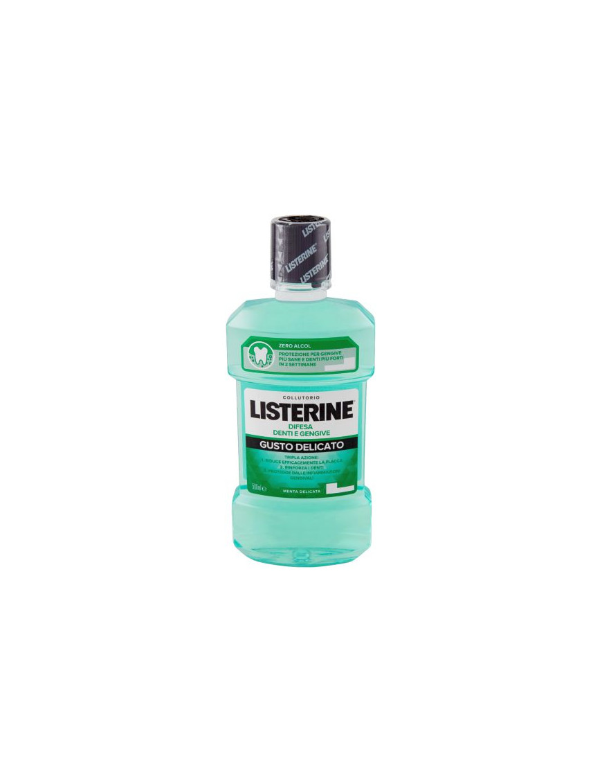 LISTERINE COLLUTORIO DENTI&GENGIVE ZERO ALCOOL ML.500 MENTA