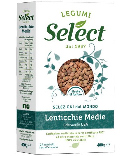 Select Lenticchie Medie gr.400