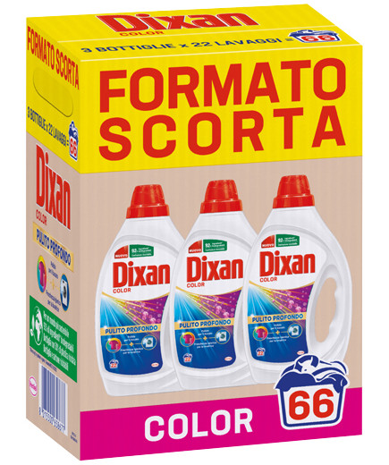 DIXAN LAV.LIQ.22 LAVAGGI LT.1,43X3 COLOR (TRIPACCO)