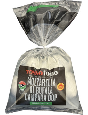 ROSSOTONO MOZZARELLA BUFALADOP BOCCONCINI G.250
