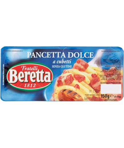 BERETTA PANCETTA DOLCE A CUBETTI G 150