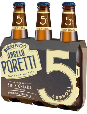 Poretti Birra 5 Luppoli cl.33X3