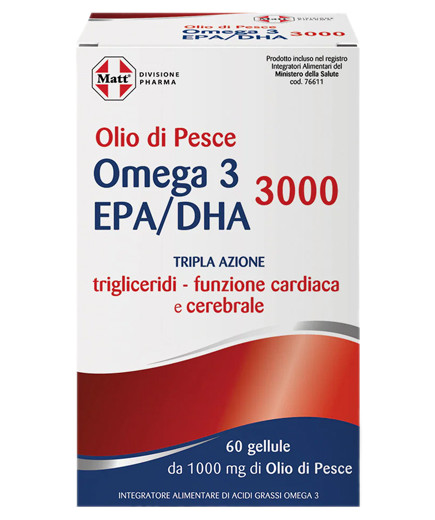 MATT OMEGA 3 EPA/DHA 3000 CELLULE G.76,5
