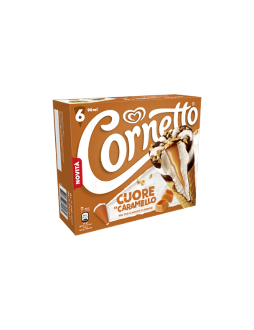 ALGIDA CORNETTO CUORE DI CARAMELLO X 6 G.342